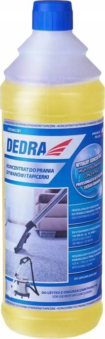 Dedra Preparat 1L do prania dywanów i tapicerki, koncentrat
