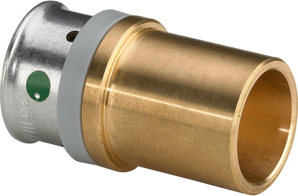 Element wsadowy 20 x 22 braz / blyszczacyŁącznik do rur