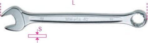 Beta Tools KLUCZ PŁASKO-OCZKOWY 25 MM 42NEW/25 BETA UTENSILI S.P.A.