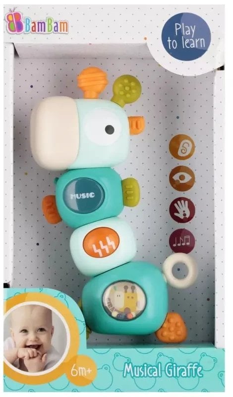 BAM BAM MUZYCZNA ZYRAFKA B/O 16X27X7 WB 36/72
