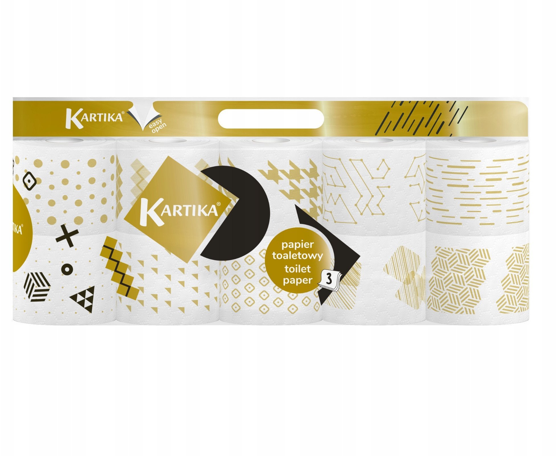 TOILET PAPER KARTIKA BLACK 200 10ROL 3L