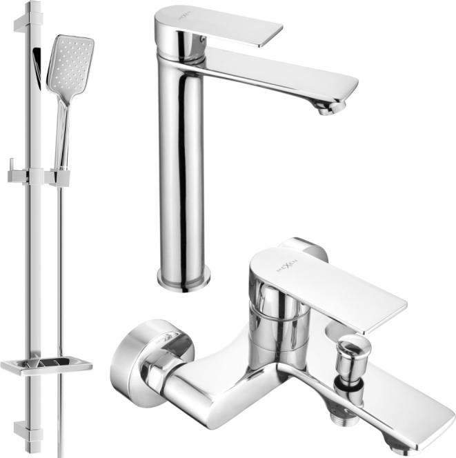 Bateria wannowa Mexen Mexen Royo DQ62 zestaw wannowy, chrom - 72213DQ62-00