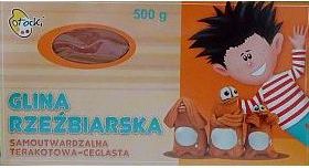 Otocki Glina rzeĹşbiarska samoutwardzalna terakotowa-ceglasta