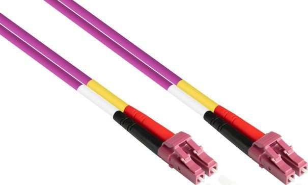 Alcasa Kabelmeister LDM4-LC-050 kabel InfiniBand / światłowodowy 5 m LC/UPC Fioletowy