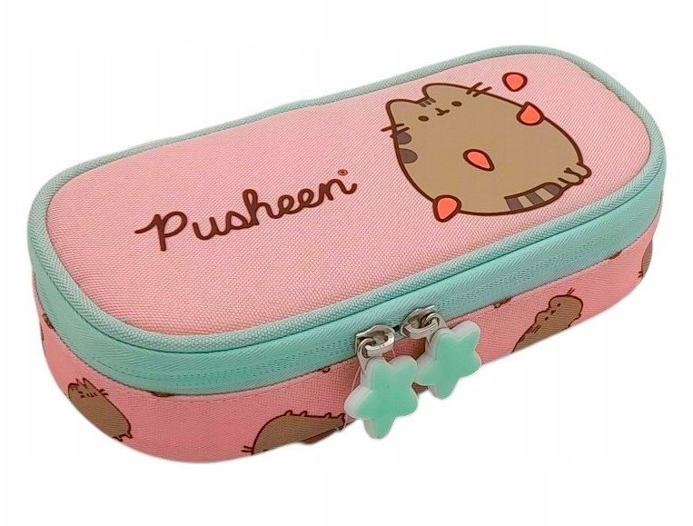 PIORNIK SASZ OWAL 1ZAM 1KLAP PUSHEEN PINK FOL
