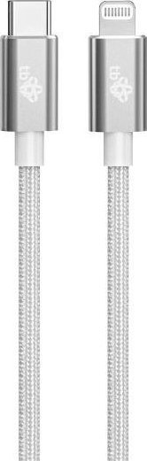Kabel USB TB Energy USB-C - Lightning 1 m Srebrny (AKTBXKUAMFICS1V)