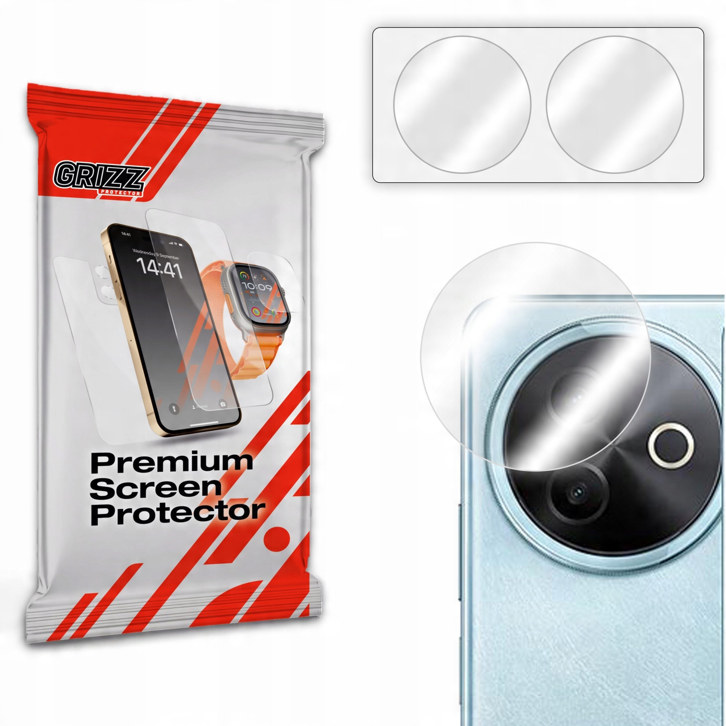 Szkło na aparat GrizzGlass HybridGlass Camera do Vivo Y39 5G