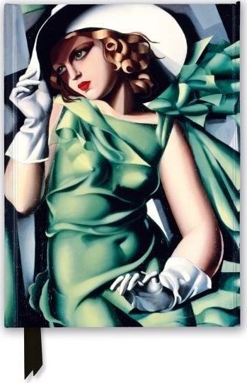 Notatnik A5 linia TW Młoda kobieta w rękawiczkach