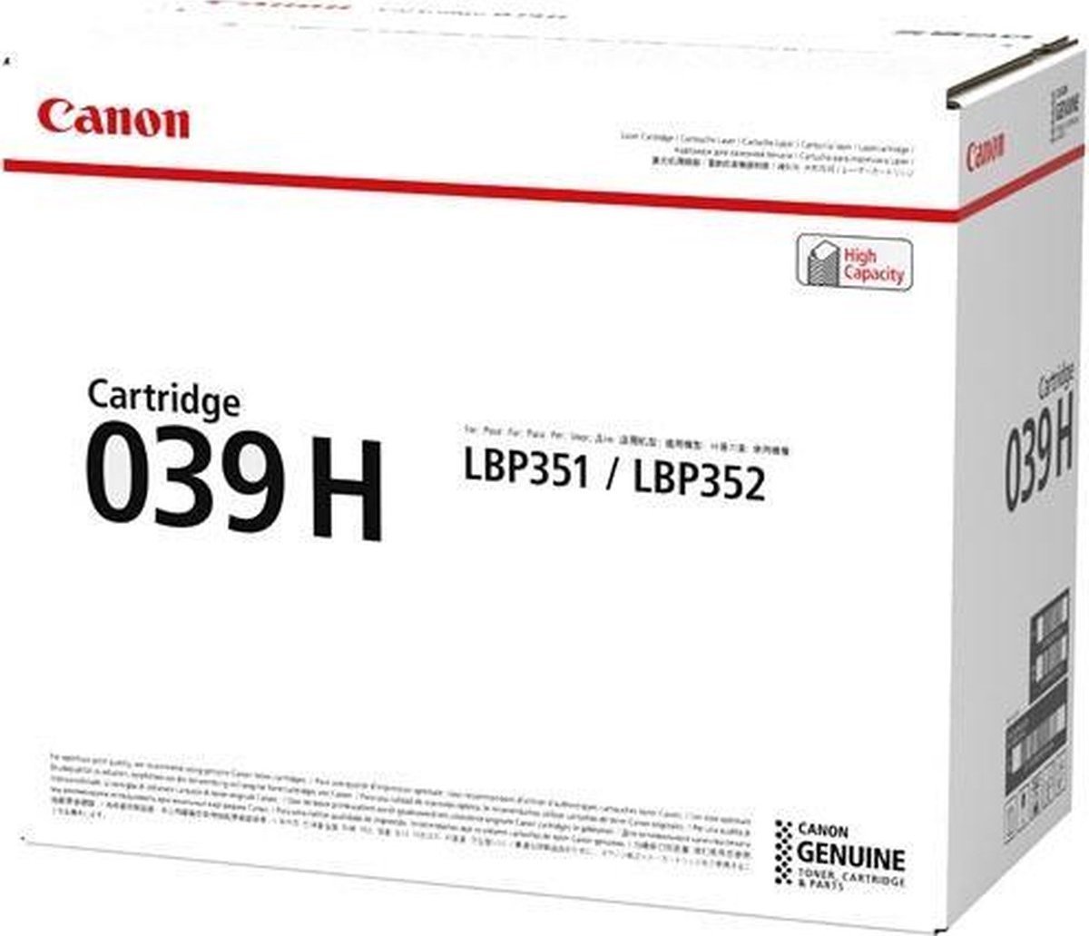 Toner Canon CRG-039H Black Oryginał (153983)