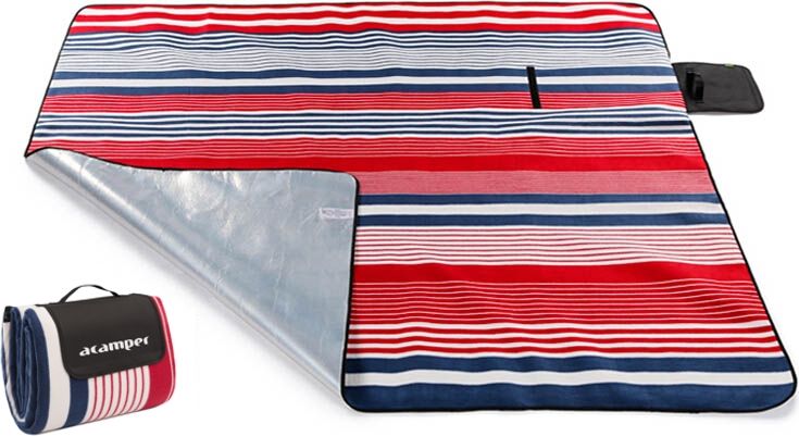 Acamper Duży koc piknikowy plażowy ACAMPER 210x180cm