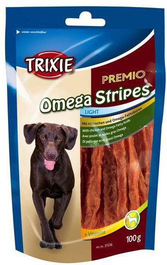 Trixie Paski Premio Omega Stripes Kurczak 100g