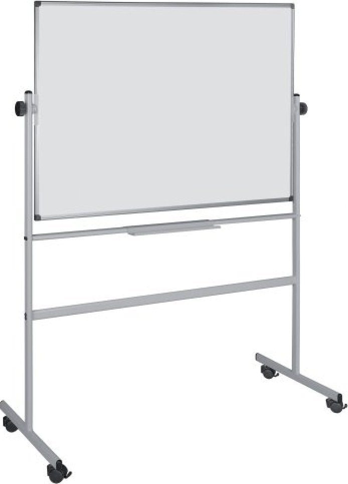 Tablica suchoś. -magn. BI-OFFICE, 120x90cm, obrotowa, mobilna, lakierowana, rama alu.