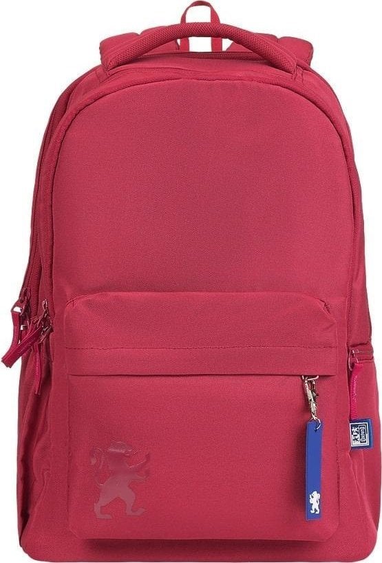 Oxford Plecak szkolny żurawinowy