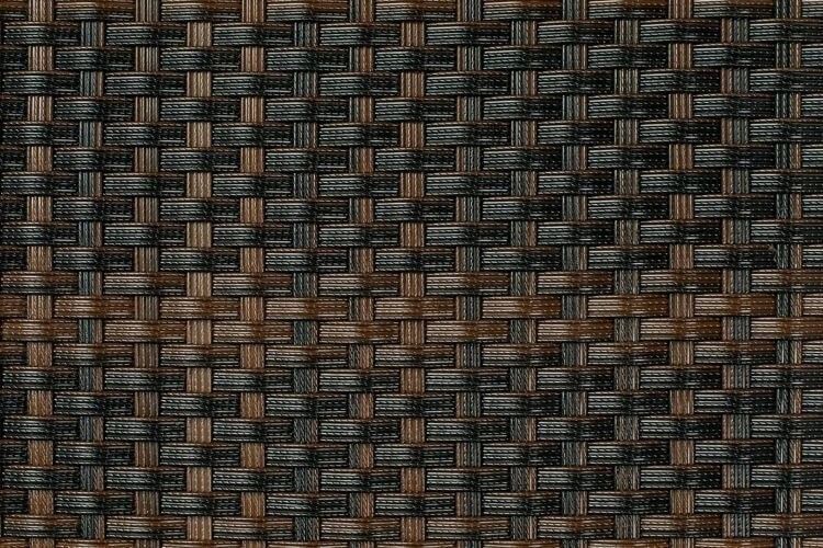 TechnoRattan Osłona Balkonowa z TECHNORATTANU na WYMIAR (0,05m2) - Mix Brąz bez oczek RD06