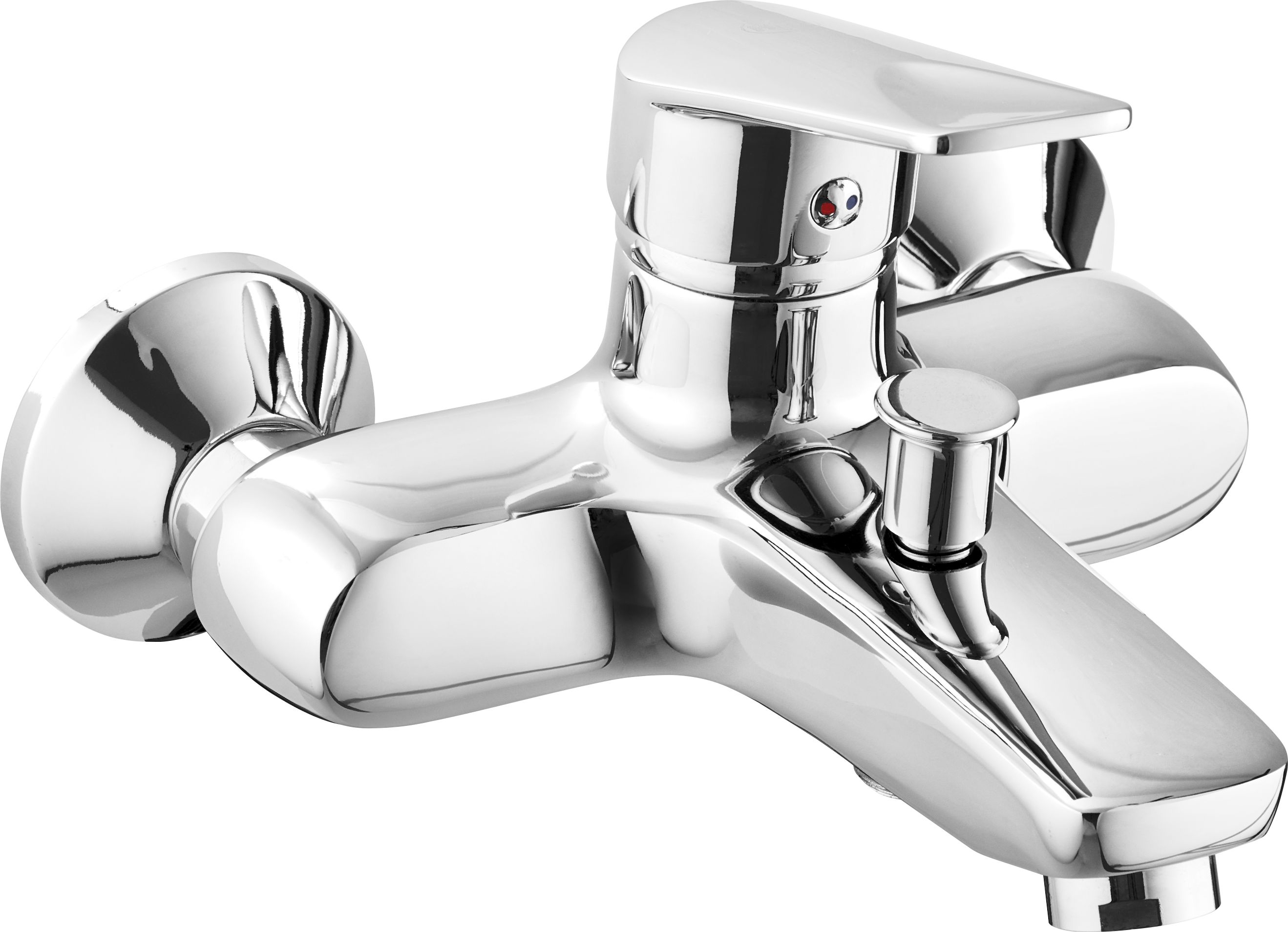 Bateria wannowa KFA Topaz ścienne chrom (4014-010-00)