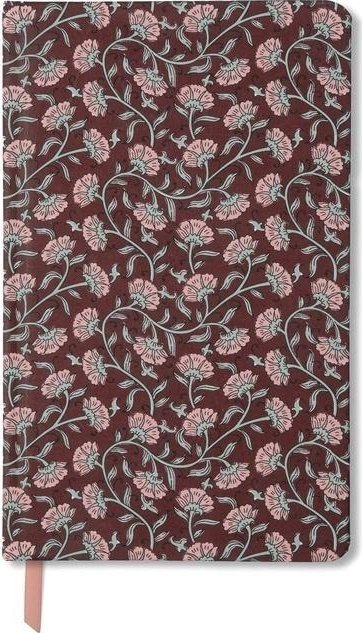 Notatnik Journal 128K linia Burgundy Vintage Flora