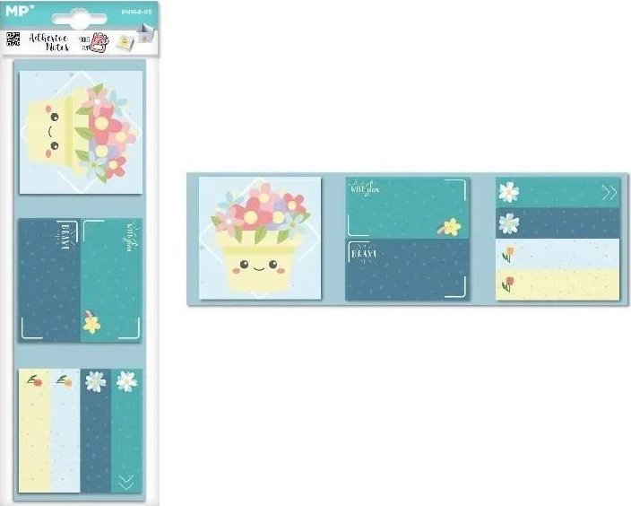 Karteczki samoprzylepne kwiaty