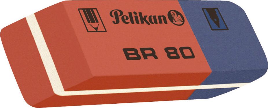 Pelikan Gumka do mazania BR80 2cz do ołówka atramentu PELIKAN