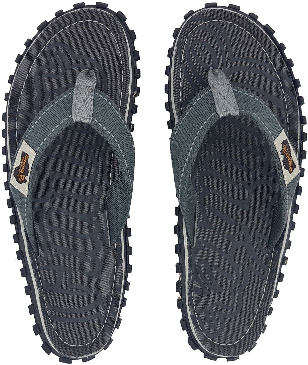 Japonki męskie Gumbies Gumbies Islander Canvas Flip-Flops Men Cool Grey r. 41