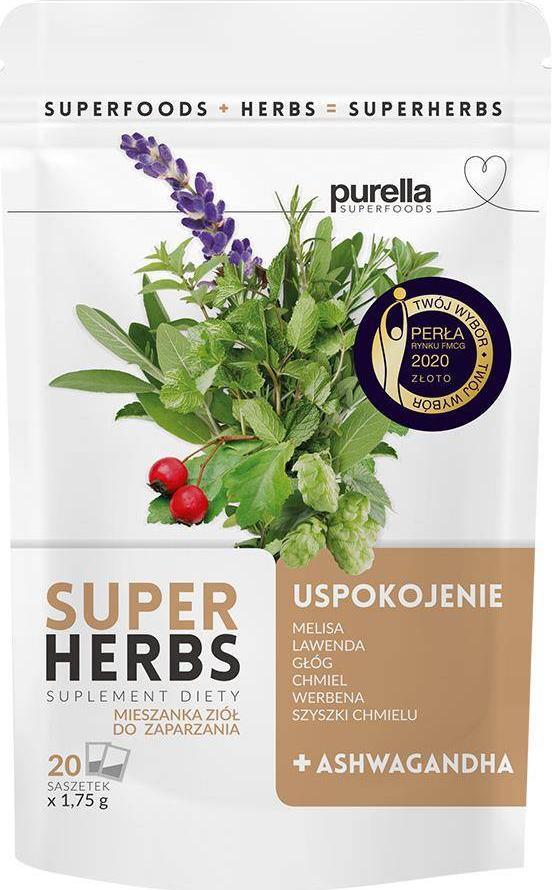 Purella Food Mieszanka ziołowa Uspokojenie 35 g