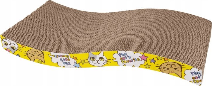 Kartonowy drapak dla kota z kocimiętką 45x21cm