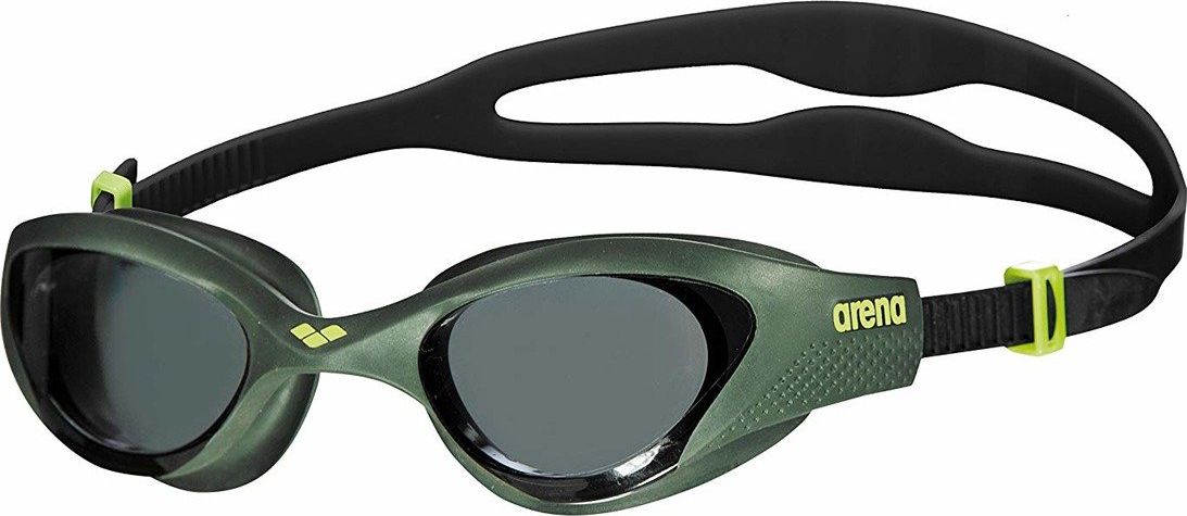 Arena ARENA Okularki pływackie THE ONE na basen czarno-zielone uniwersalny