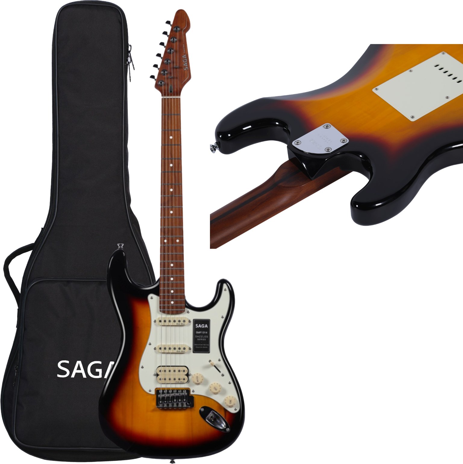 SAGA SMF1314H SB Gitara elektryczna