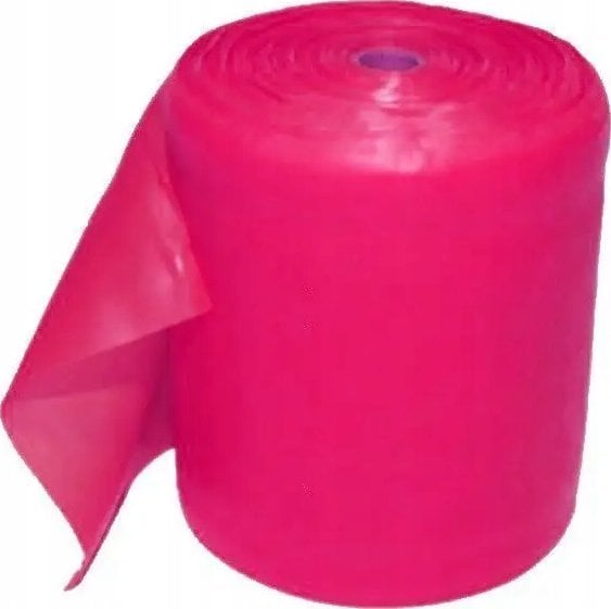 Taśma Gimnastyczna Guma Oporowa RÓŻOWA FITNESS