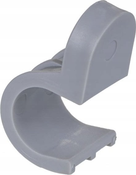 Uchwyt plastikowy do rurek instalacyjnych, pojedynczy, posadzkowy, wzmoniony PA, średnica 18 mm