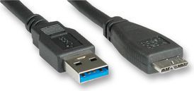 Kabel USB Roline USB-A - Czarny (11.02.8876)