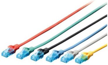 Digitus Patch cord U/UTP kat.5e PVC 0,25m szary (DK-1512-0025)