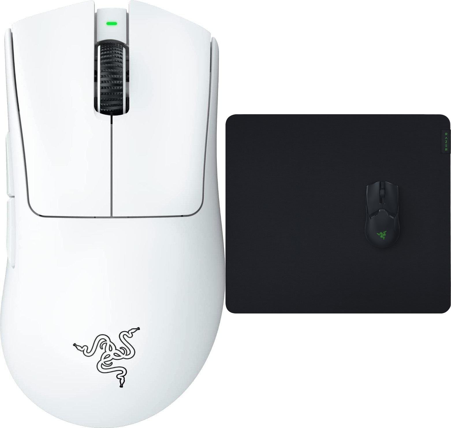 Mysz Razer DeathAdder V3 Pro (RZ01-04630200-R3G1) + Podkładka Razer Gigantus V2 L (RZ02-03330300-R3M1)