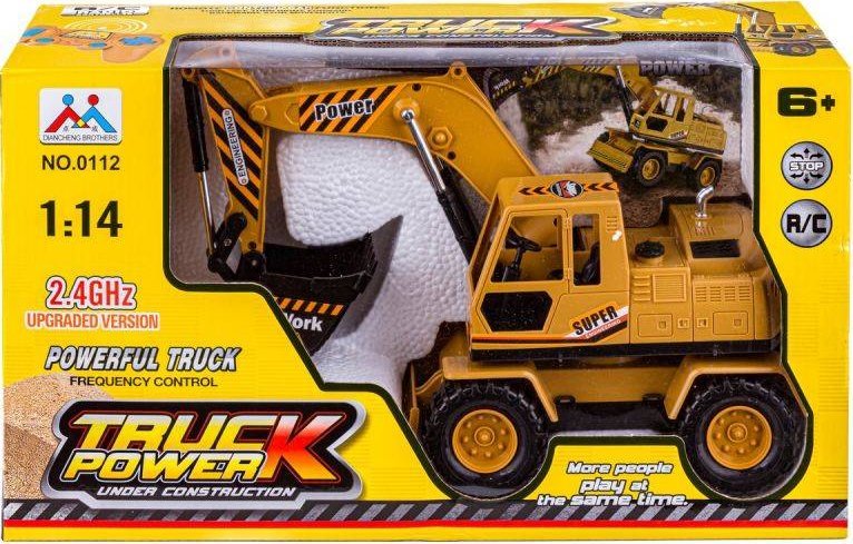 Pojazd Budowlany, Koparka Spych RC 1:14 2,4GHz