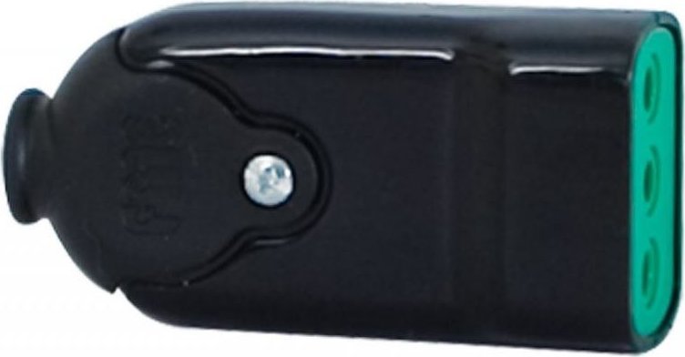 F-Elektro Gniazdo płaskie czarne