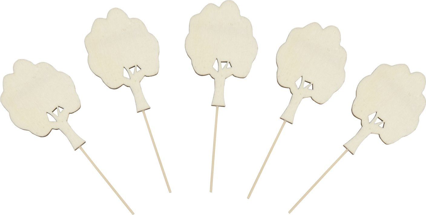 Tajemniczy ogród Drzewo mini na piku 5szt. () - 1596-uniw