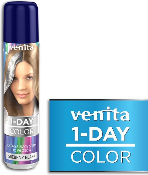 Venita 1-Day color spray 6 srebrny blask