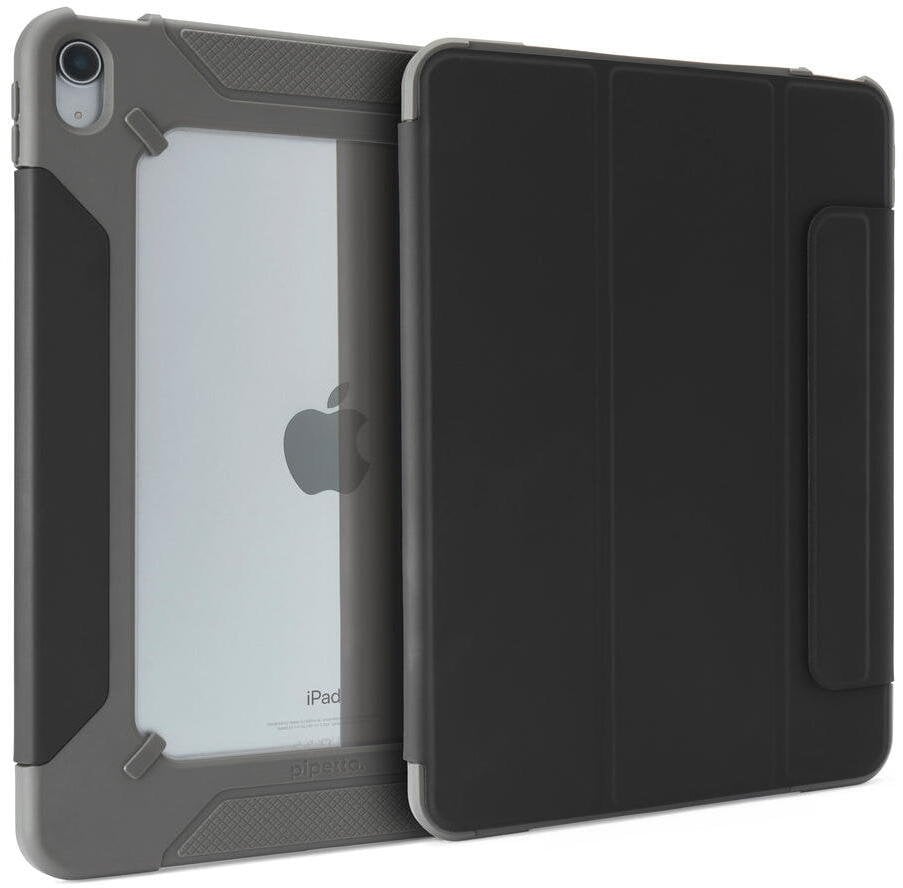 Etui na tablet Pipetto 360 Rugged Folio Case, black - iPad Air 11 (M3/M2) / iPad Air 10.9 (2022/2020)