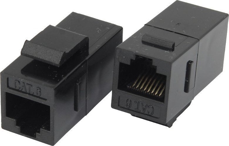 NetRack Łącznik przewodów Keystone RJ45-RJ45 Kat. 6 UTP