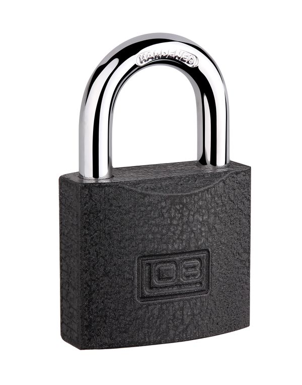 LOB Kłódka żeliwna zatrzaskowa 37mm 3 klucze KSS40