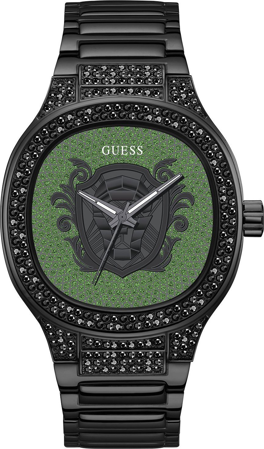 Zegarek Guess Zegarek męski Guess GW0565G2 CYRKONIE czarny