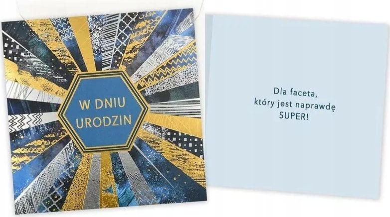 Yeku Karnet Urodziny (męskie)