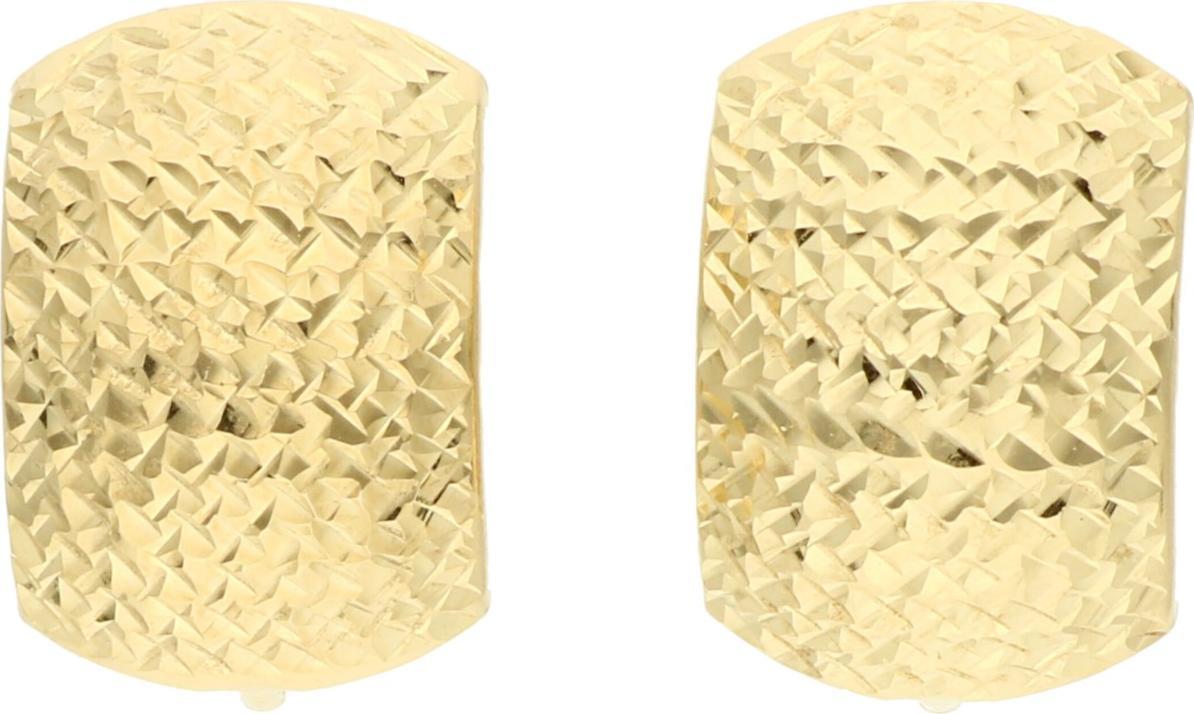 Rosanto Złote diamentowane kolczyki na zapięciu angielskim 585 14k