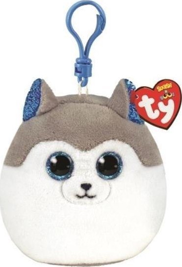 Breloczek TY Maskotka brelok TY Squish-a-Boos SLUSH - husky 8,5cm 36562