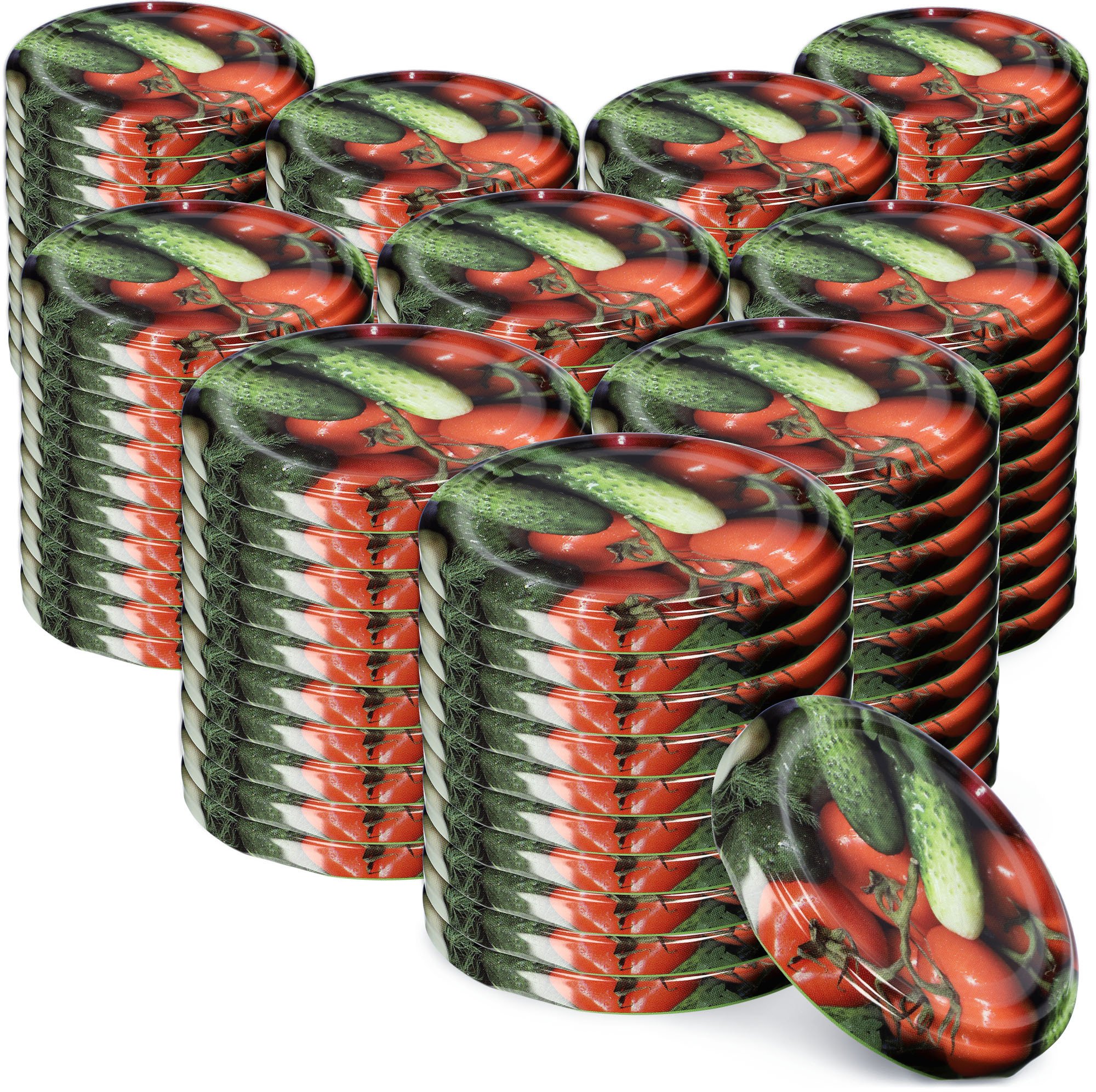 KADAX 100x Zakrętki Do Słoików Fi 82 Nakrętki Na Słoiki Wieczka Przetwory