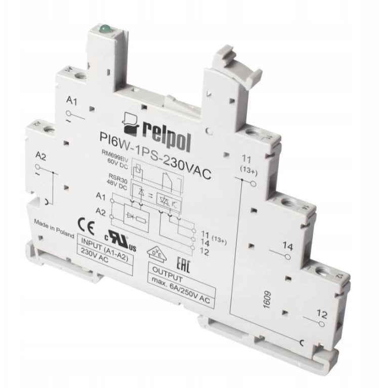 Gniazdo do przekaźnika RM699BV i RSR30 PI6W-1PS-115VAC/DC 857149