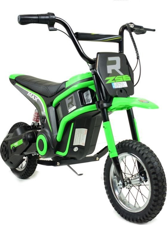 Import SUPER-TOYS WIELKI MOTOR CROSOWY MAX WOLNY START, 350 WAT, ŁAŃCUCH, POMPOWANE KOŁA, FILM/SX2328