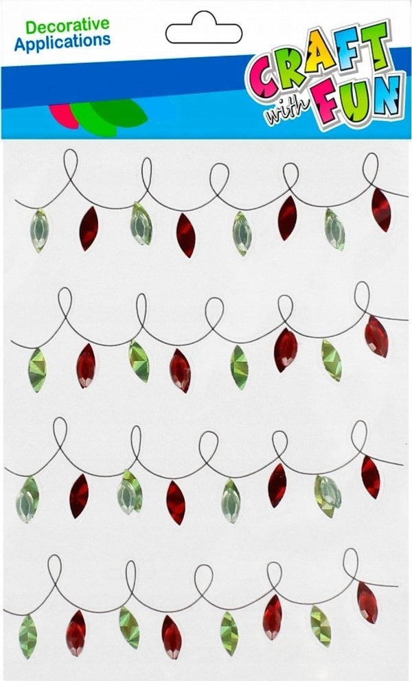 Craft with Fun OZDOBA BN ORNAMENT SPRZYL LAMPIONY 4SZT CF12/288