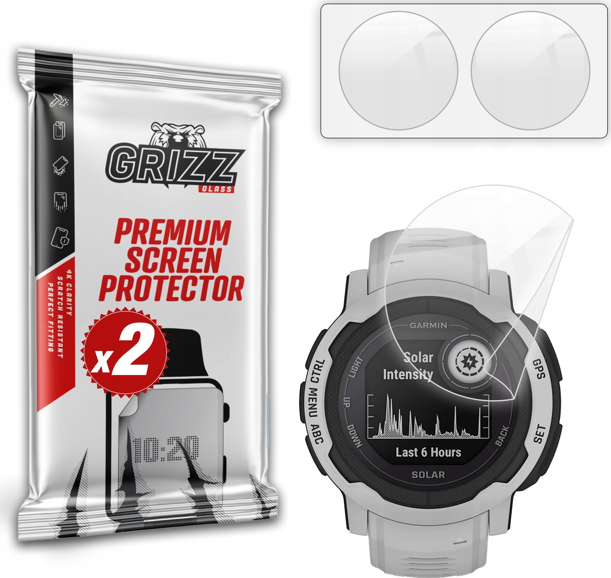 Folia ceramiczna GrizzGlass CeramicFilm do Garmin Instinct 2 45mm