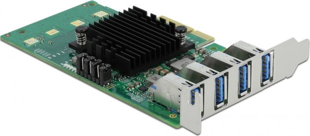 Kontroler Delock PCIe 2.0 x4 - 4x USB 3.0 (89048)