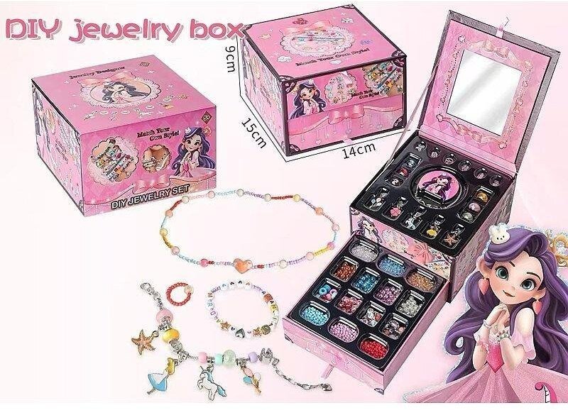 Zestaw do tworzenia bransoletek z kuferkiem